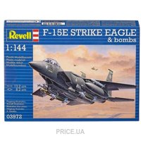 Фото Revell Истребитель F-15E STRIKE EAGLE & bombs 1:144 (RV63972)