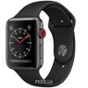 Apple Watch Series 3 (GPS) 38mm Space Black Stainless Steel w. Black Sport B. (MQJW2)