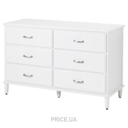 ikea tyssedal komod s 6 yashikami 202 937 14