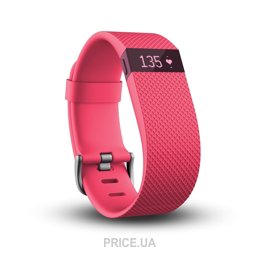 Умные часы, браслет спортивный Fitbit Charge HR Large (Pink)