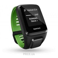 TomTom Runner 3 Cardio + Music Black/Green Small
