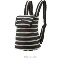 Zipit Zipper Backpack Black with Rainbow Teeth ZBPL-10