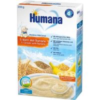 Humana 5 злаков Банан с 6 месяцев 200 г (403124477