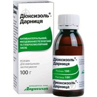 Диоксизоль-Дарница по 100 г у флак. (бан.) раствор