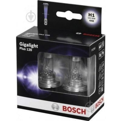 Bosch H1 12V 55w Gigalight Plus 120 (1987301105)