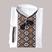 Фото Рубашка Украинская вышиванка 22358 цвет белый разм