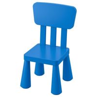 Дитячий стілець для дому/вулиці IKEA MAMMUT синій 